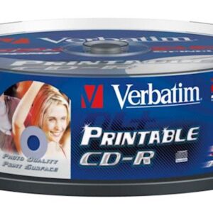 CD-R MEDIJ VERBATIM 25PK CB PR 52X 700MB na pos. non-wide PRINTABLE_0
