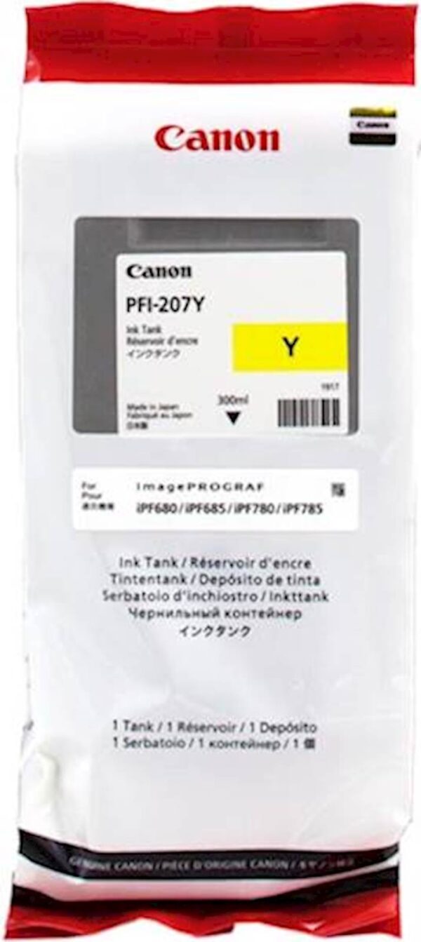 Tinta CANON PFI-207 Yellow_0