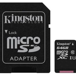 SDXC Kingston micro SD 64GB CANVAS SELECT 80MB/10MB/s, UHS-I Speed Class 1 (U1), adapter_0