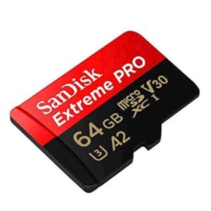 SDXC SanDisk micro SD 64GB EXTREME PRO 170/90MB/s, UHS-I Speed Class 3, V30, adapter_0