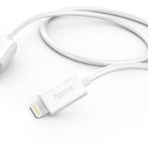Kabl za punjenje HAMA, USB-A-Lightning, 1m, bijeli_0