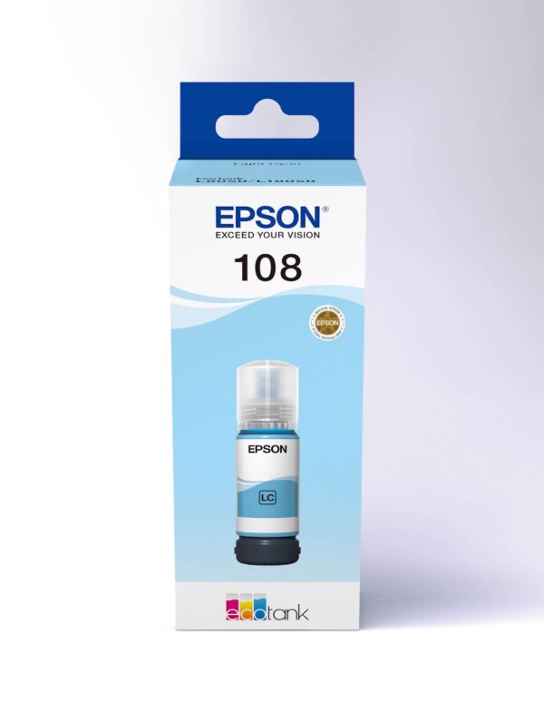 Tinta Epson 108 EcoTank Light Cyan_0