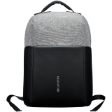 CANYON BP-G9, Anti-theft backpack for 15.6'' laptop, material 900D glued polyester and 600D polyester, black/dark gray, USB cable length0.6M, 400x210x480mm, 1kg,capacity 20L_0