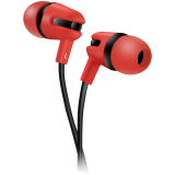 CANYON SEP-4 Stereo earphone with microphone, 1.2m flat cable, Red, 22*12*12mm, 0.013kg_0