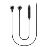 SAMSUNG In-ear Headphones with Remote (3 buttons remote controller (with MIC), Impedance : 32 Ohm, Frequency Response : 20Hz ~20kHz, Cable Length 1.2 m) Black_0