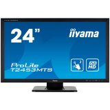 IIYAMA Monitor 24" Optical Dual Touch, 1920x1080, VA-panel, 250cd/m² (with touch), 1000:1, Speakers, VGA, DVI, HDMI, USB-HUB /-Touch Interface, 4ms, Dual Touch with supported OS (23,6" VIS)_0