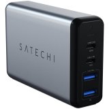 Satechi 75W Dual Type-C PD Travel Charger (2x USB-A,1x USB-C PD 18W,1x USB-C PD 60W) - Space Grey_0