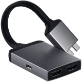 Satechi Type-C Dual HDMI Adapter - Space Grey_0