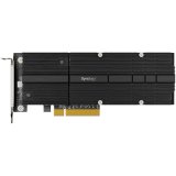 Synology M2D20 Dual-slot M.2 SSD adapter card for cache acceleration; PCIe 3.0 x8; PCIe NVMe; Form Factor 22110 /2280; 5 yr warranty_0