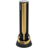 Prestigio Maggiore, smart wine opener, 100% automatic, opens up to 70 bottles without recharging, foil cutter included, premium design, 480mAh battery, Dimensions D 48*H228mm, black + gold color._0