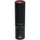 Prestigio Lugano, smart wine opener, 100% automatic, aerator, vacuum stopper preserver, foil cutter, opens up to 80 bottles without recharging, 500mAh battery, Dimensions D 52*H200mm, black+red color._0