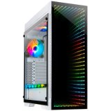 Chassis INTER-TECH X-908 INFINI2 Gaming Tower, eATX, 2xUSB3.0, 2xUSB3.0 Type-C, Audio, PSU Optional, Tempered Glass Fron and Side, 3x120mm RGB fans_0