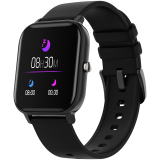 CANYON Wildberry SW-74, Smart watch, 1.3inches TFT full touch screen, Zinic+plastic body, IP67 waterproof, multi-sport mode, compatibility with iOS and android, black body with black silicon belt, Host: 43*37*9mm, Strap: 230x20mm, 45g_0