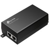 TP-Link PoE+ Injector Adapter, 1× Gigabit PoE Port, 1× Gigabit Non-PoE Port, 802.3at/af Compliant (up to 30W), Data and Power Carried over The Same Cable Up to 100 Meters, Plastic Case, Pocket Size, Wall mountable, Plug and Play_0