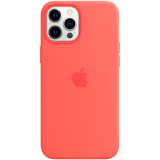 iPhone 12 Pro Max Silicone Case with MagSafe - Pink Citrus_0