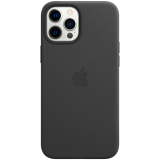 iPhone 12 Pro Max Leather Case with MagSafe - Black_0