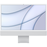 Apple iMac 24” 4.5K Retina display (M1 chip - 8-core CPU and up to 7 core GPU/ 8GB unified memory/ 256GB SSD/ macOS/ 1080p FaceTime HD camera with M1 ISP/ Magic Keyboard with Touch ID/ International English) SILVER_0