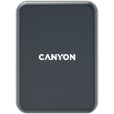 CANYON CH-15, Car holder and wireless charger MegaFix, C-15, 15W, Input: USB-C: 5V/2A, 9V/3A; Output: 5W, 7.5W, 10W, 15W;89*65*12mm,0.195kg,black_0