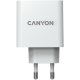 CANYON H-65, GAN 65W charger Input: 100V-240V Output: 5.0V3.0A /9.0V3.0A /12.0V-3.0A/ 15.0V-3.0A /20.0V3.25A , Eu plug, Over- Voltage , over-heated, over-current and short circuit protection Compliant with CE RoHs,ERP. Size: 53*53*29mm, 110g, Whit_0