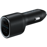 Samsung 40W Duo USB-C + USB-A Car Charger (max 25W + max 15W, cable not included) Black_0