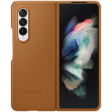 Galaxy Z Fold3 Leather Cover Camel_0