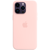 iPhone 14 Pro Max Silicone Case with MagSafe - Chalk Pink,Model A2913_0