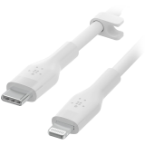 Belkin BOOST CHARGE Silicone cable USB-A to Lightning - 1M - White_0