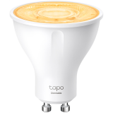 TP-Link Tapo L610 Smart Wi-Fi Spotlight, Dimmable, 2.4 GHz, GU10 Base, 220–240 V, 50/60 Hz, 350 lm, 2.9 W, 2,700 K, Beam Angle 40° , 3 kWh / 1000h, lifetime up to 15,000 hrs, Dimmable, No Hub required, Remote and Voice control, Energy monitoring_0