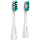 AENO Replacement toothbrush heads, White, Dupont bristles, 2pcs in set (for ADB0001S/ADB0002S)_0