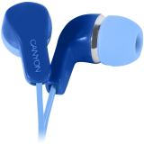 CANYON EPM-02 Stereo Earphones with inline microphone, Blue, cable length 1.2m, 20*15*10mm, 0.013kg_0