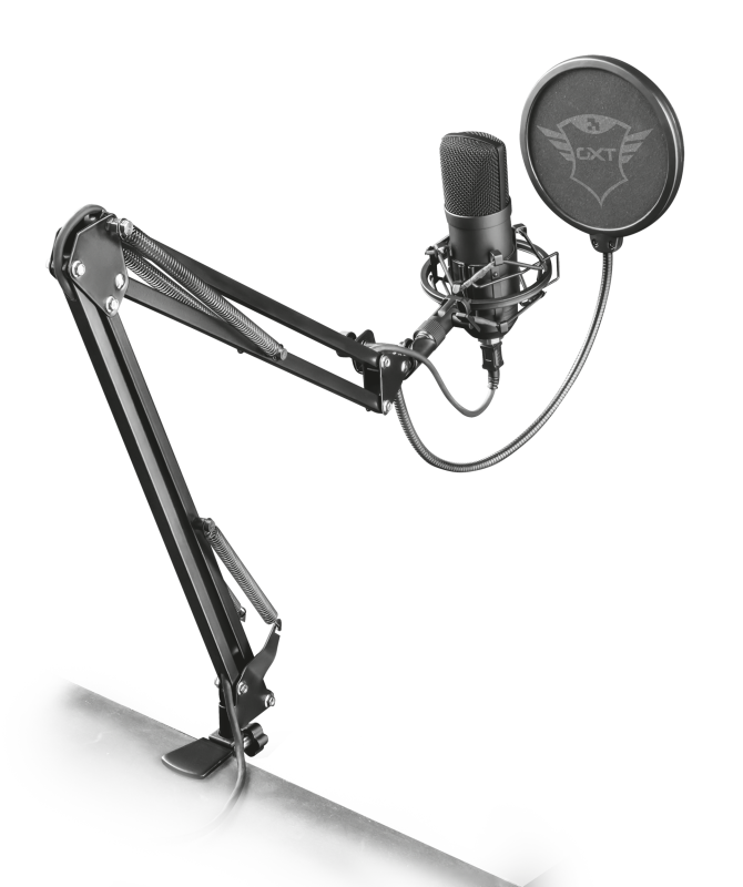 GXT252 Emita+ Streaming Professional USB studio mic - Including high-end shock mount_0