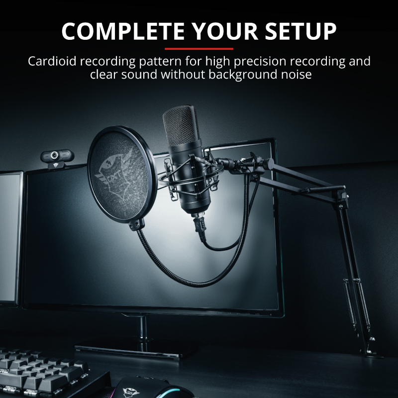 GXT252 Emita+ Streaming Professional USB studio mic - Including high-end shock mount_3