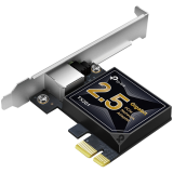 TP-Link TX201 2.5 Gigabit PCI Express Network Adapter, PCIe 2.1 ×1, Support 2.5/1 Gbps and 100 Mbps Network Standards, Low-Profile and Full-Height Brackets, Fully compatible with Windows 11/10/, Windows Servers 2022/2019/2016/2012 R2/2012/2008 R2_0