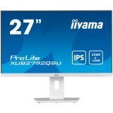 IIYAMA Monitor LED XUB2792QSU-W5 27" IPS 2560 x 1440 @75Hz 350 cd/m² 1000:1 5ms DVI HDMI DP USB 3.0 x 2 HDCP height, pivot (rotation), swivel, tilt 3y white_0
