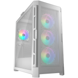 COUGAR | Duoface Pro RGB White | PC Case | Mid Tower / TG & Airflow Front Panel / 4 x ARGB Fans / TG Left Panel_0