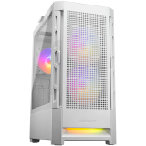 COUGAR | Duoface RGB White | PC Case | Mid Tower / Airflow Front Panel / 2 x 140mm & 1x 120mm ARGB Fans incl. / TG Left Panel_0