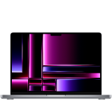 Apple 2023 MacBook Pro 14.2-inch Liquid Retina XDR display/ M2 PRO chip 12C CPU, 19C GPU/ 16GB unified memory/ 1TB SSD/ macOS/ SDXC card slot/ HDMI port/ MagSafe 3 port/ 3x Thunderbolt 4 (USB-C)/ 96W USB-C Power adapter/ Space Gray/ CRO KB_0