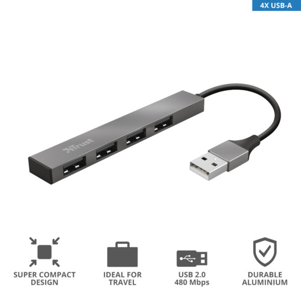 Trust mini hub 4-port USB 2.0 Halyx_0