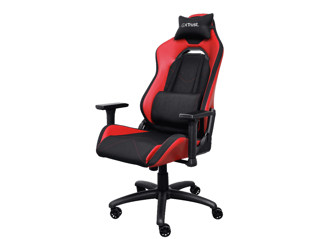 Trust GXT 714R gaming stolica RUYA, crvena, udobna, podesiv ergonomska, eko materijal_0