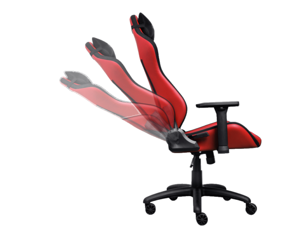 Trust GXT 714R gaming stolica RUYA, crvena, udobna, podesiv ergonomska, eko materijal_1