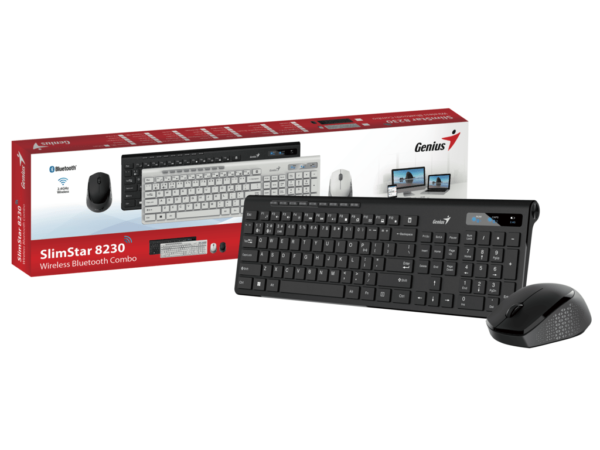 Genius Slimstar 8230 wls set wireless tastatura + miš, BT bluetooth, BS/HR/SER layout_3
