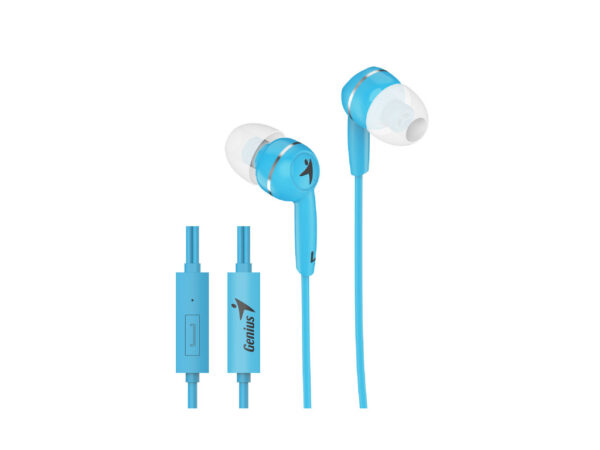 Genius slušalice HS-M320 plave 3.5mm, 1.1m, 88 dB, in-ear,20 Hz - 20 K Hz, mikrofon_0