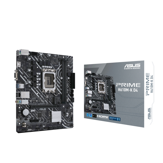 ASUS MB PRIME H610M-K D4Intel H610;LGA 17002xDDR4;VGA,HDMI;micro ATX_0