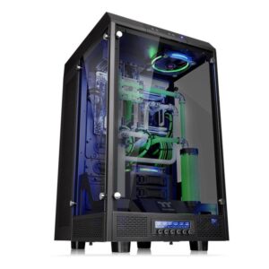 Thermaltake The Tower 900 Full tower, tempered glass 2x 140mm Turbo fan_0