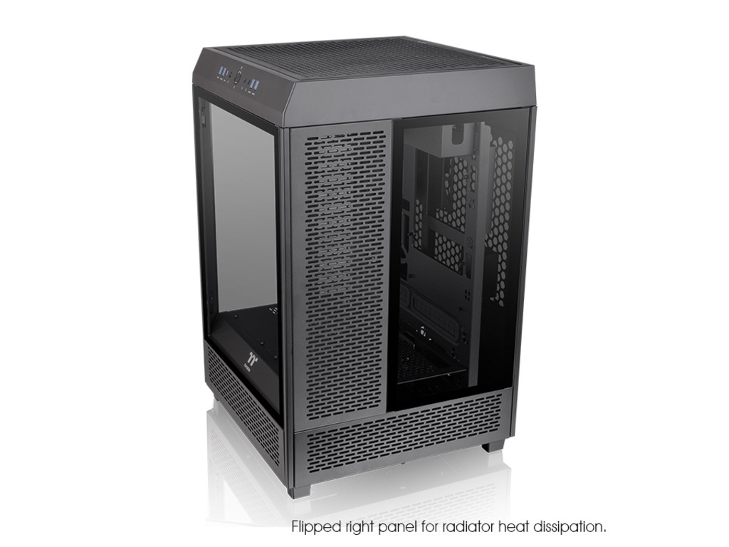 Thermaltake The Tower 500 Mid tower case, TG, 2x Standard 120mm fan_1
