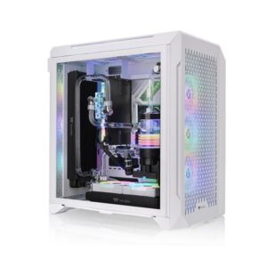 Thermaltake CTE C700 Air Snow Mid tower, tempered glass, 3x 140mm CT140 fans_0