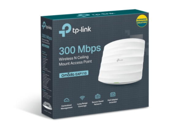 TP-Link EAP110 Wireless NCeiling Mount Access Point_0