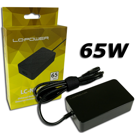 LC-Power Notebook Adaptor 65WUniversal with 10 Adaptors_0