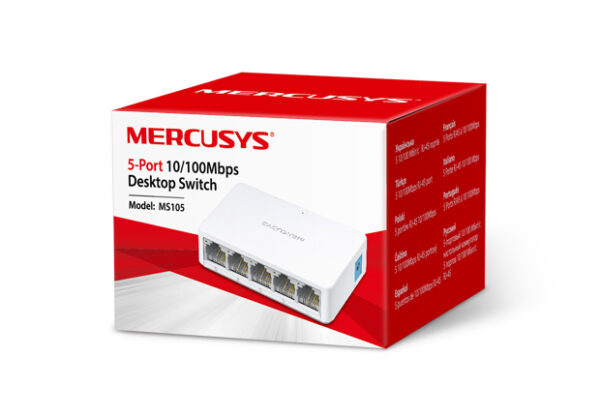Mercusys MS105 Desktop Switch5x10/100_0