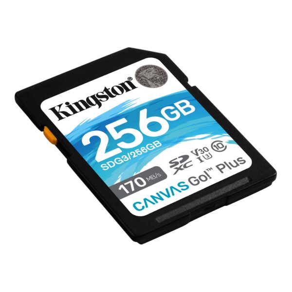 Kingston SD 256GB CanvasGoPlusSDXC;r/w:170/90MB/s_0